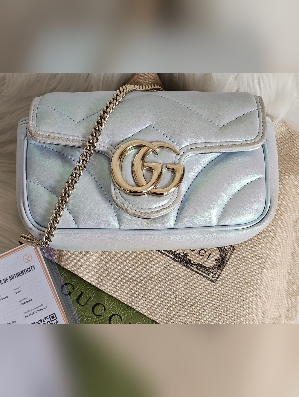 🩵 Gucci Super Mini Marmont 🩵 - Picture 3 of 14